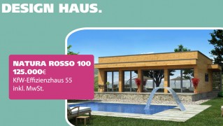 Holzhaus Natura Rosso 100 zum Top-Preis!